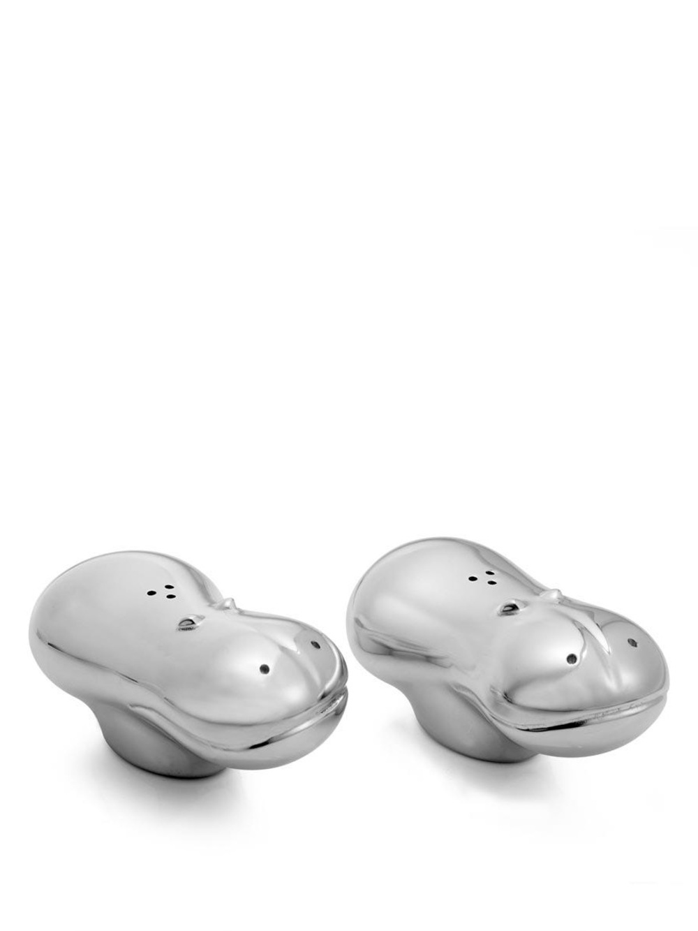 Nambé Savanna Hippo 2-Pc. Salt & Pepper Shaker Set NEW